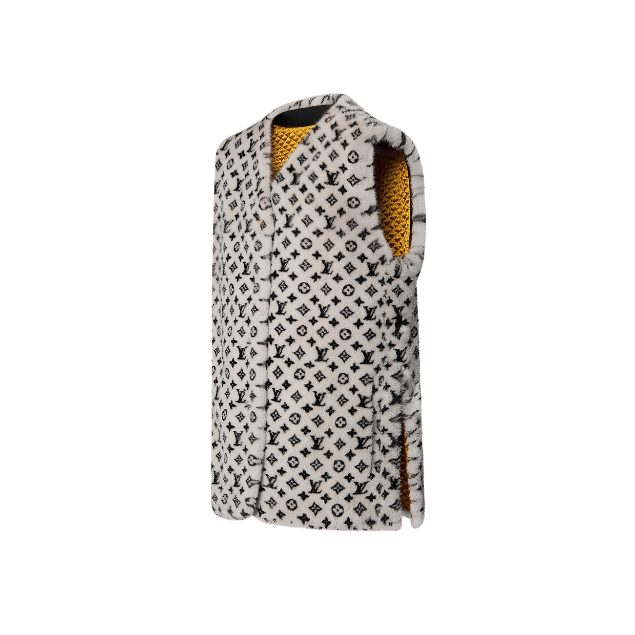 Sleeveless Monogram Mink Jacket ReadytoWear LOUIS VUITTON